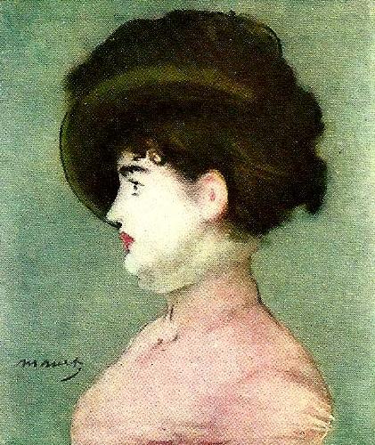 Edouard Manet portratt av irma brunner china oil painting image